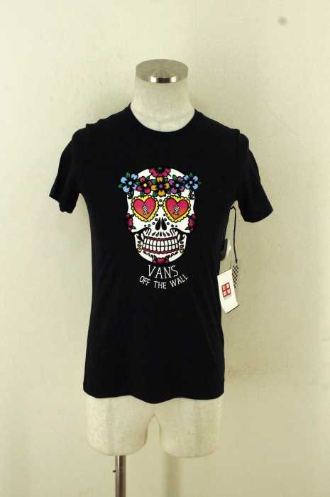 VANS (バンズ) フロッキープリントクルーネックTシャツ メンズ トップス