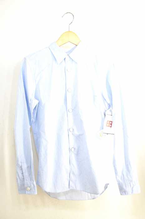 COMME des GARCONS HOMME PLUS（コムデギャルソンオムプリュス） AD2012 ラバーボタンバッグスタッツストライプシャツ メンズ トップス