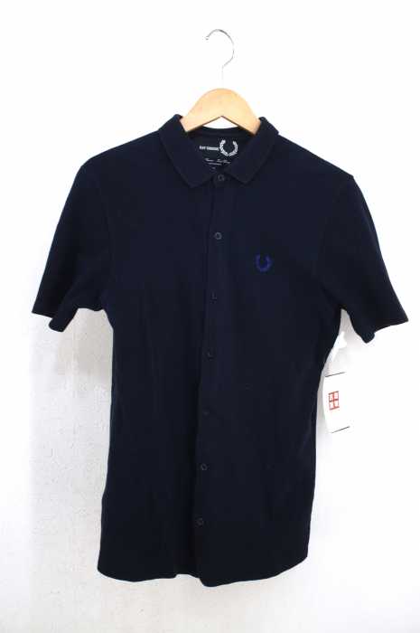 RAF SIMONS × FRED PERRY（ラフシモンズフレッドペリー） 鹿の子半袖シャツ メンズ トップス