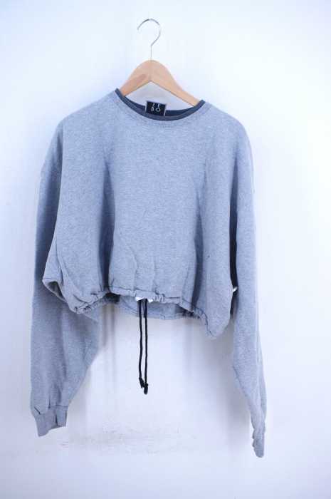 Champion × Rose Bud(チャンピオン ローズバッド) ドローコード ショート丈スウェット レディース トップス