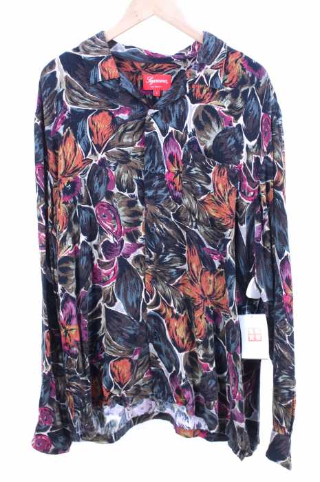 Supreme （シュプリーム） 17AW Painted Flower Rayon Shirt メンズ トップス