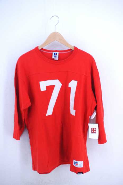 SCHOTT × RUSSELL ATHLETIC（ショット ラッセルアスレティック） COTTON FOOT BALL T-SHIRT メンズ トップス