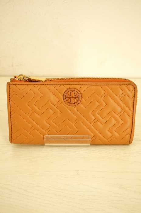 TORY BURCH（トリーバーチ） ロゴプレート装飾ステッチ長財布 レディース 財布・ケース