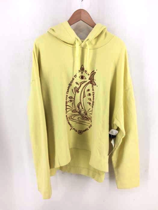 ACNE STUDIOS(アクネストゥディオズ) 18SS ORINAK FRONT SALMON EMBROIDERED COTTON HOODIE メンズ トップス