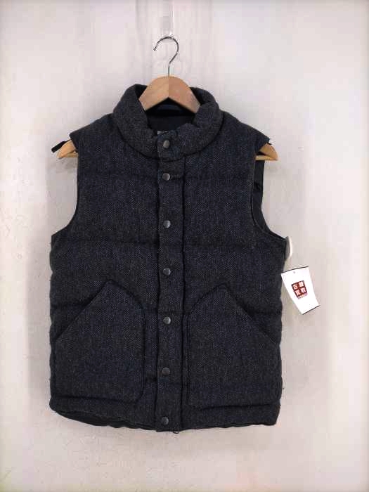 UNITED ARROWS green label relaxing（ユナイテッドアローズグリーンレーベルリラクシング） ヘリンボーン柄 ダウンベスト メンズ トップス