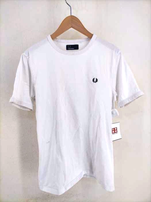FRED PERRY（フレッドペリー） ロゴ刺繍 クルーネックTEE メンズ トップス