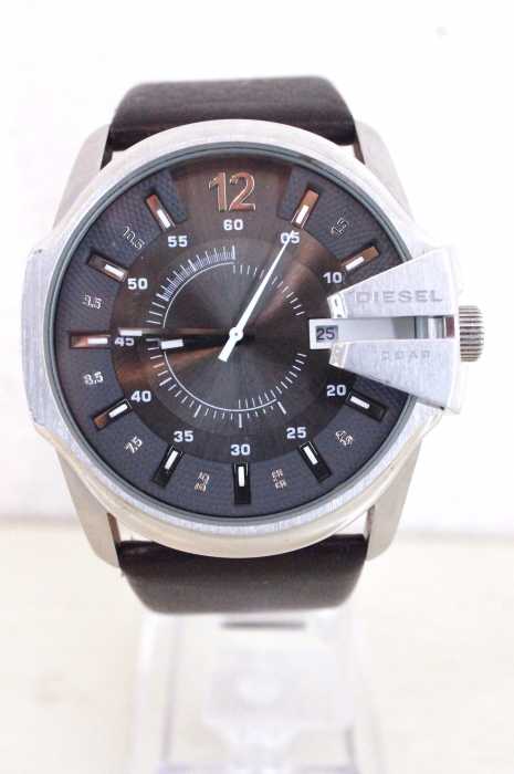 DIESEL （ディーゼル） DZ1206 レザーベルト腕時計 メンズ ファッション雑貨