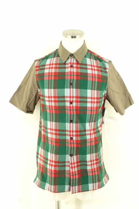 MARNI （マルニ） コットン混チェックハーフスリーブシャツ メンズ トップス