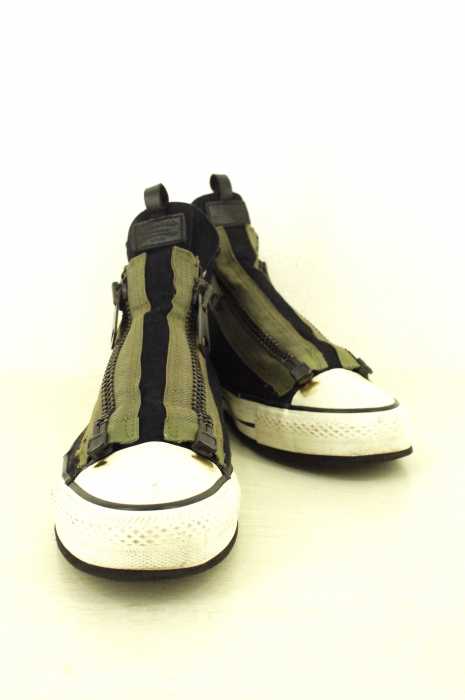 SASQUATCHfabrix. (サスクワァッチファブリックス) フロントジップハイカットスニーカー メンズ シューズ