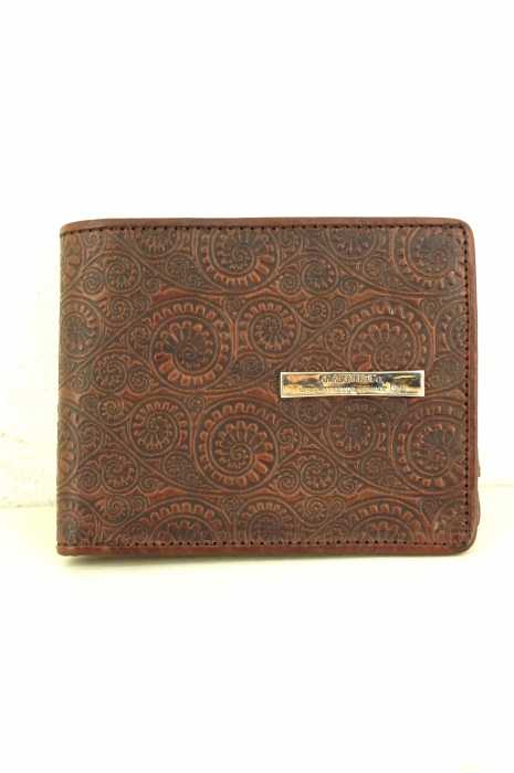 GARNI （ガルニ） Vine Pattern Fold Wallet　レザーウォレット メンズ 財布・ケース