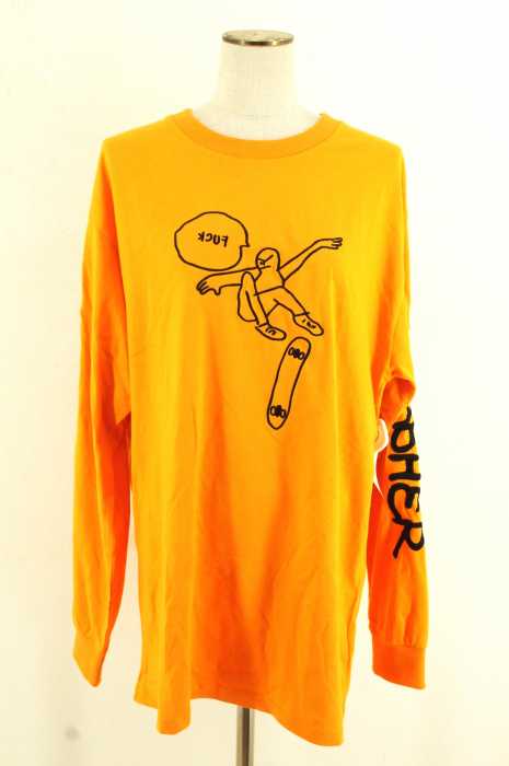 jouetie×THRASHER (ジュエティスラッシャー) スリーブロゴロンTEE レディース トップス