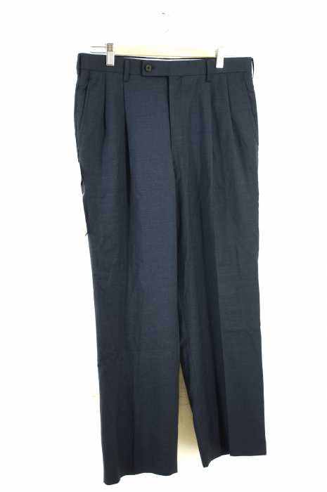 AQUASCUTUM （アクアスキュータム） ウール2タック メンズ パンツ
