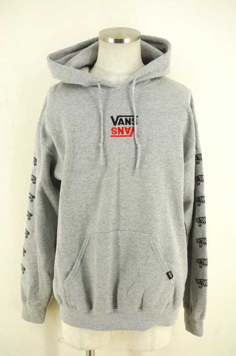 VANS （バンズ） スリーブプリントプルオーバーパーカー メンズ トップス