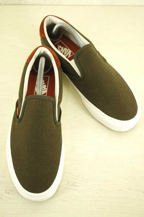VANS (バンズ) SLIP ON スリッポン ヒールスウェード メンズ シューズ