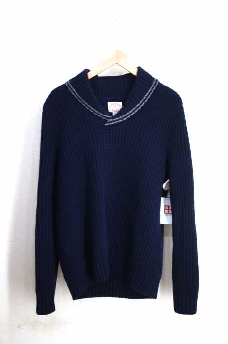 BROOKS BROTHERS（ブルックスブラザーズ） ショールカラーローゲージニット メンズ トップス