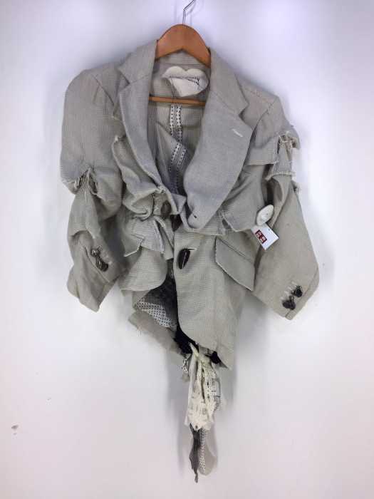NOZOMI ISHIGURO Haute Couture（ノゾミイシグロオートクチュール） 13SS Look21 変形レースデザインアシンメトリジャケット レディース アウター
