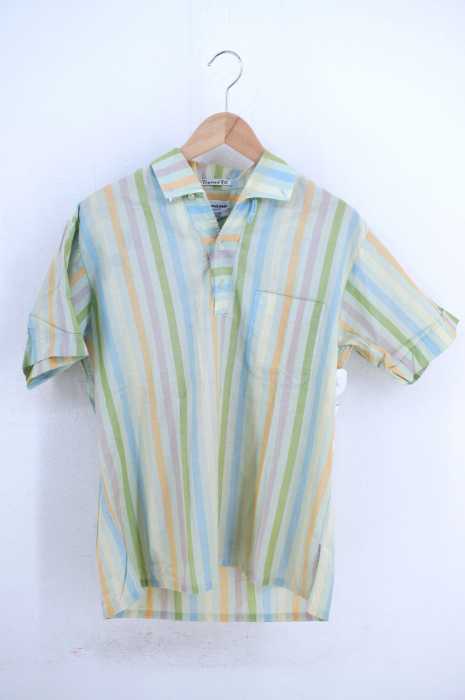 CAMPUS（キャンパス） 60~70S 半袖マルチストライププルオーバーシャツ メンズ トップス