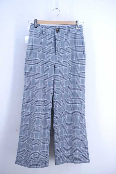 ZARA(ザラ) チェックスラックスパンツ レディース パンツ