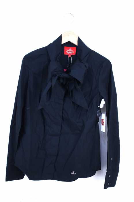 Vivienne Westwood RED LABEL （ヴィヴィアンウエストウッドレッドレーベル） 19AW デザインカラー隠しボタンシャツ レディース トップス