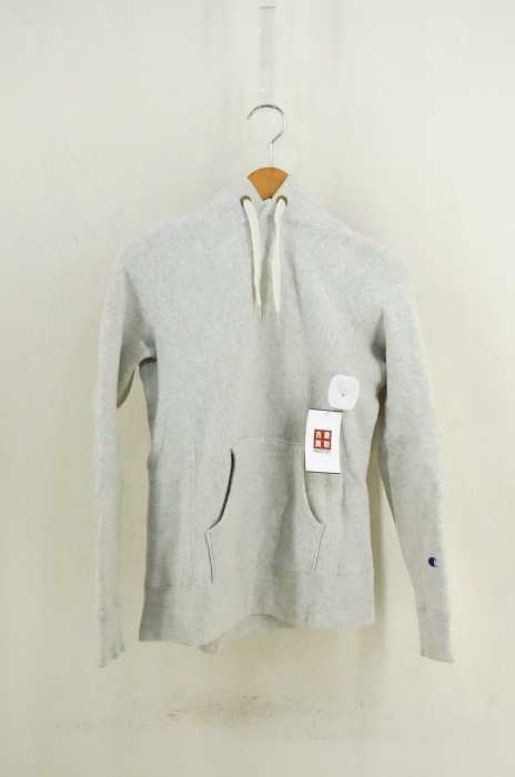 Champion (チャンピオン) 青単色タグ 復刻 REVERSE WEAVE レディース トップス