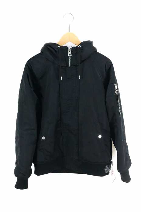 GUESS(ゲス) 裏地柄切替ボアフーデットブルゾン メンズ アウター
