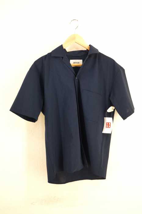 417 by EDIFICE （フォーワンセブンバイエディフィス） 19SS ドライタッチトロオープンカラーショートスリーブシャツ メンズ トップス