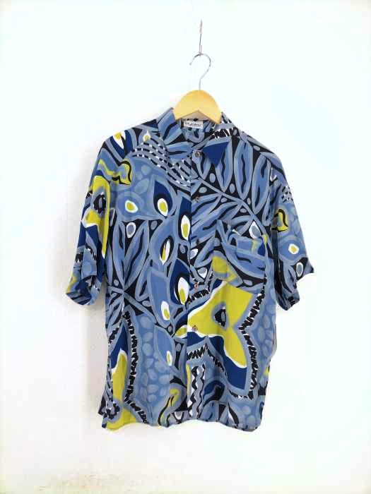 BYBLOS（ビブロス） 総柄半袖シルクシャツ メンズ トップス