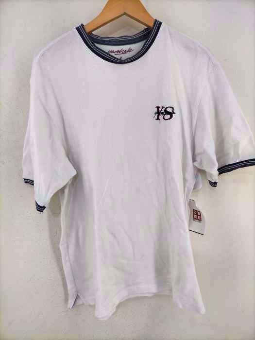 YARDSAL E（ヤードセー ル） 鹿の子地刺繍リンガーTシャツ メンズ トップス