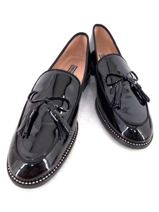INTER-CHAUSSURES（インターショシュール） タッセルリボンエナメルモカシューズ レディース シューズ