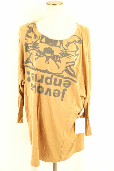 mercibeaucoup jevous enprie （メルシーボークージュヴゾンプリ） 13AW ねこザンショティー 7分袖カットソー レディース トップス