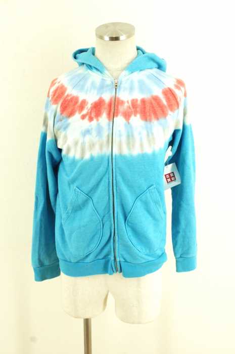 SUNNY SPORTS （サニースポ―ツ） タイダイ柄ジップアップパーカー メンズ トップス