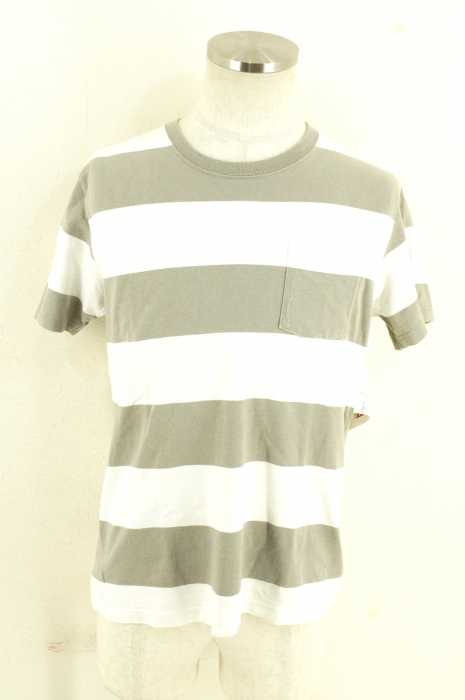 417byEDIFICE （フォーワンセブンバイエディフィス） ボーダーポケットTシャツ メンズ トップス