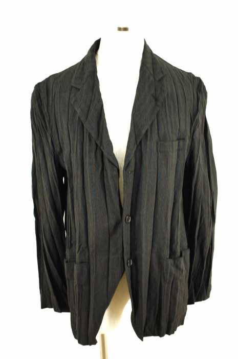 COMME des GARCONS HOMME （コムデギャルソンオム） AD2004 シワ加工ストライプ メンズ アウター