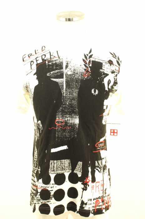 FRED PERRY×nowartt（フレッドペリー×ノワート） プリントカノコポロシャツ メンズ トップス
