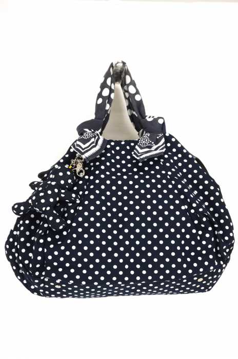 Vivienne Westwood（ヴィヴィアンウエストウッド） ベアーチャーム付きドットバンダナハンドバッグ レディース バッグ
