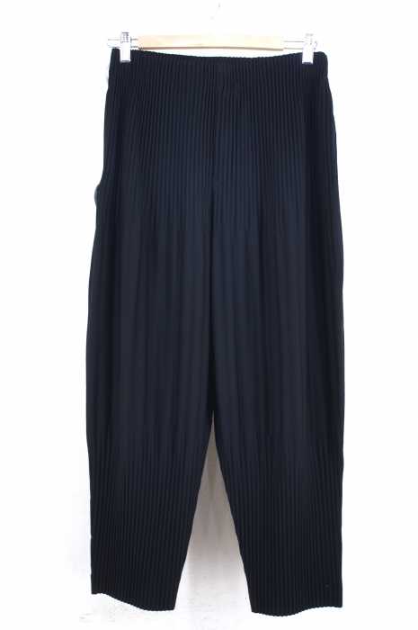 HOMME PLISSE ISSEY MIYAKE（オムプリッセ イッセイミヤケ） プリーツ加工イージーパンツ メンズ パンツ
