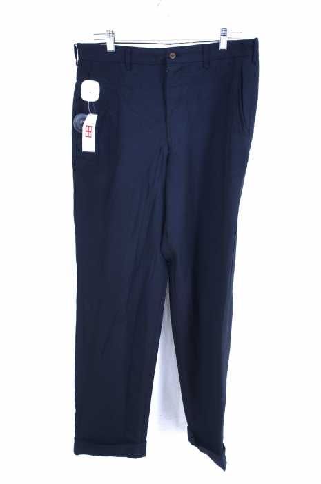 COMME des GARCONS HOMME PLUS （コムデギャルソンオムプリュス） AD2015 16SS Broken Tailoring期 ポリ縮加工 ワイドテーパードスラックス メンズ パンツ