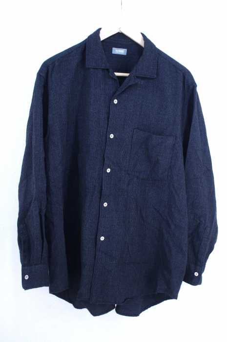 COMME des GARCONS HOMME （コムデギャルソンオム） デカオム チェック柄オープンカラーシャツ メンズ トップス