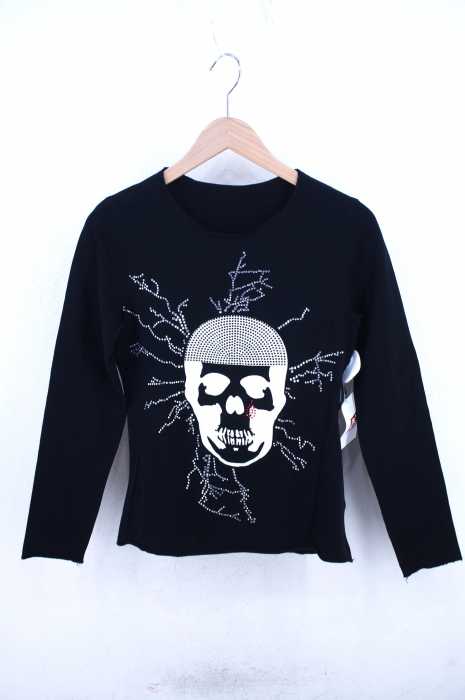 Lucien Pellat-Finet（ルシアンペラフィネ） スカルプリント スワロフスキー Tシャツ レディース トップス