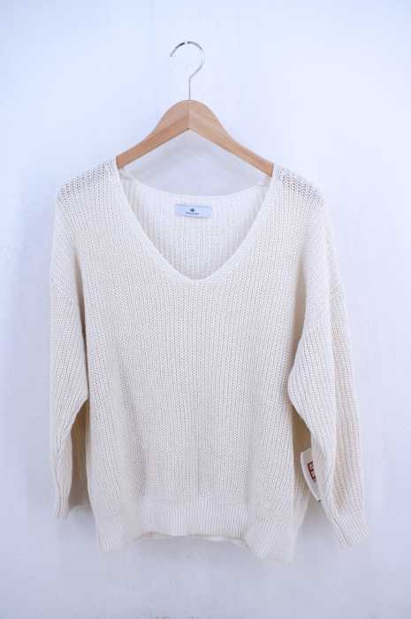 URBAN RESEARCH Sonny Label （アーバンリサーチサニーレーベル） 綿麻Vネックニット レディース トップス