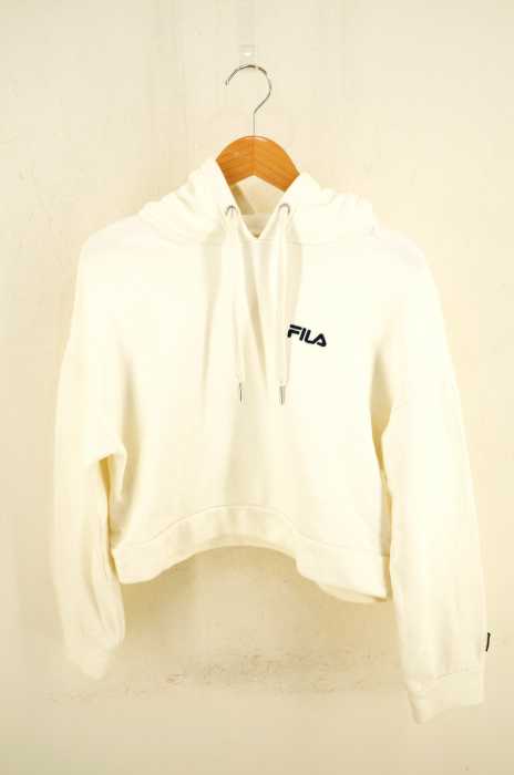 FILA （フィラ） FILAMERCURYDUO別注　ショート丈裏毛パーカー レディース トップス