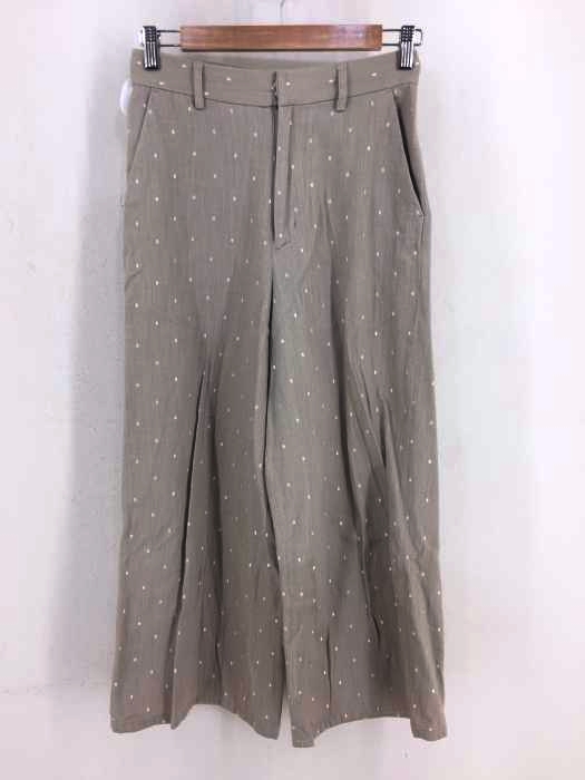 KBF（ケイビーエフ） 18SS ドット刺繍ワイドパンツ レディース パンツ