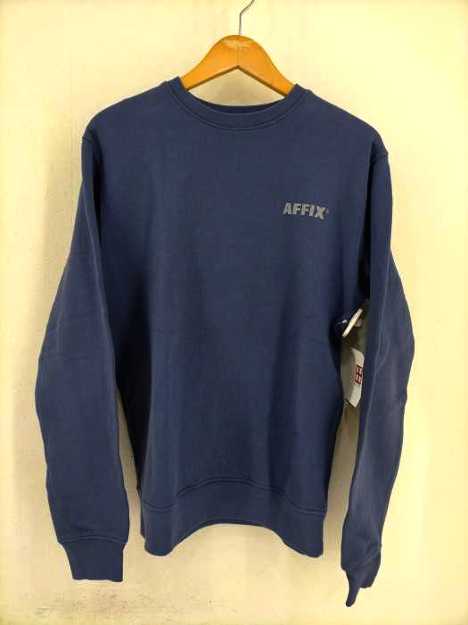 AFFIX（アフィックス） 胸ロゴクルーネックスウェット メンズ トップス