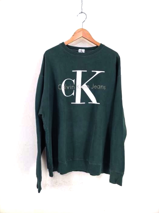 Calvin Klein Jeans（カルバンクラインジーンズ） 90S フロントロゴプリントスウェット メンズ トップス