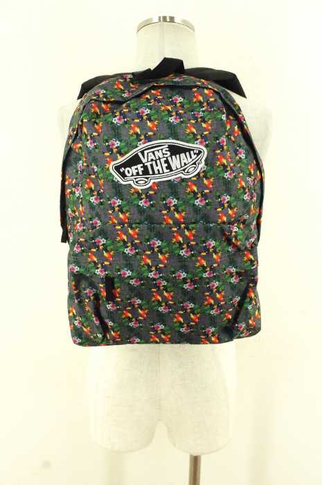 VANS (バンズ) フラワープリントワッペンバックパック リュック メンズ バッグ