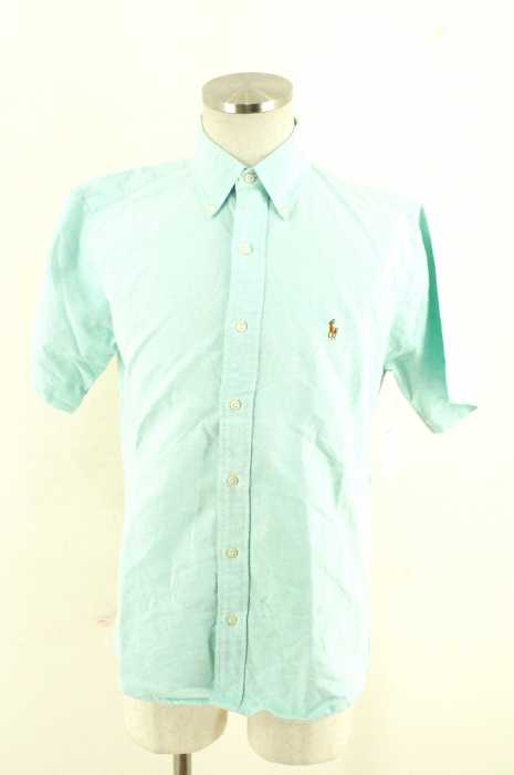 Polo by RALPH LAUREN （ポロバイラルフローレン） ロゴ刺繍半袖ボタンダウンシャツ メンズ トップス