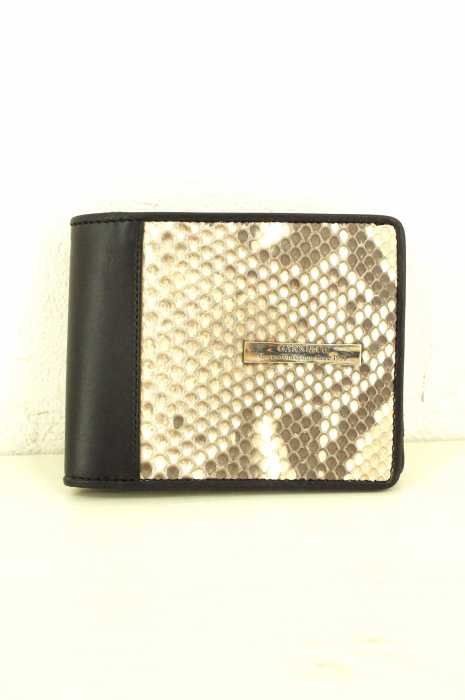 GARNI (ガルニ) Diamond Python Fold Wallet レザーウォレット メンズ 財布・ケース