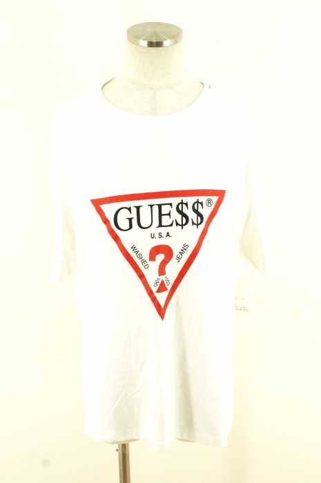 GUESS (ゲス) ASAP ROCKY ロゴプリントTシャツ メンズ トップス