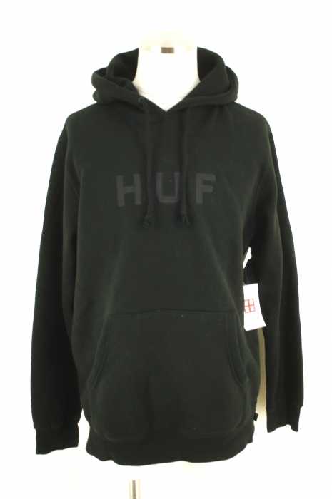 HUF （ハフ） 起毛ロゴ刺繍プルオーバーパーカー メンズ トップス