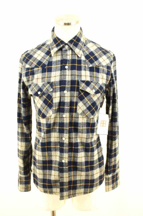 Lee (リー) SPORTWEAR 復刻 コットンネルウエスタンシャツ メンズ トップス